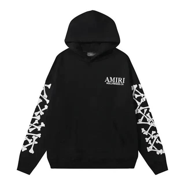 Weidian Amiri Bones Stacked Hoodie