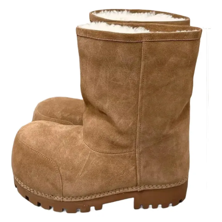 Weidian Balenciaga Alaska Fur Boots