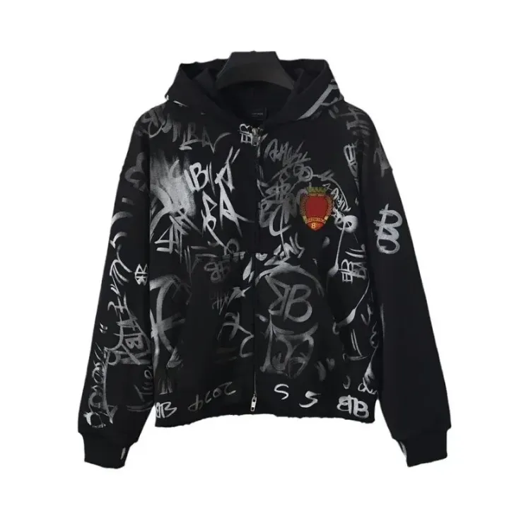 Weidian Balenciaga SS24 Graffiti Hoodie