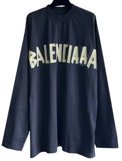Weidian Balenciaga Tape Longsleeve Hoodie