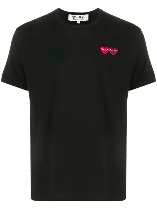 Weidian CDG Double Heart Tee