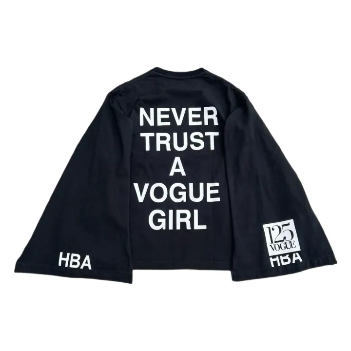 Weidian HBA x Vogue Never Trust a Vogue Girl Longsleeve