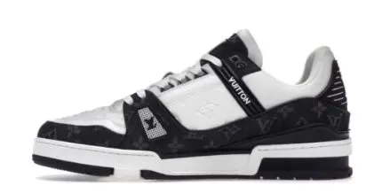 Weidian LV Trainers Monogram Black Denim Sneakers