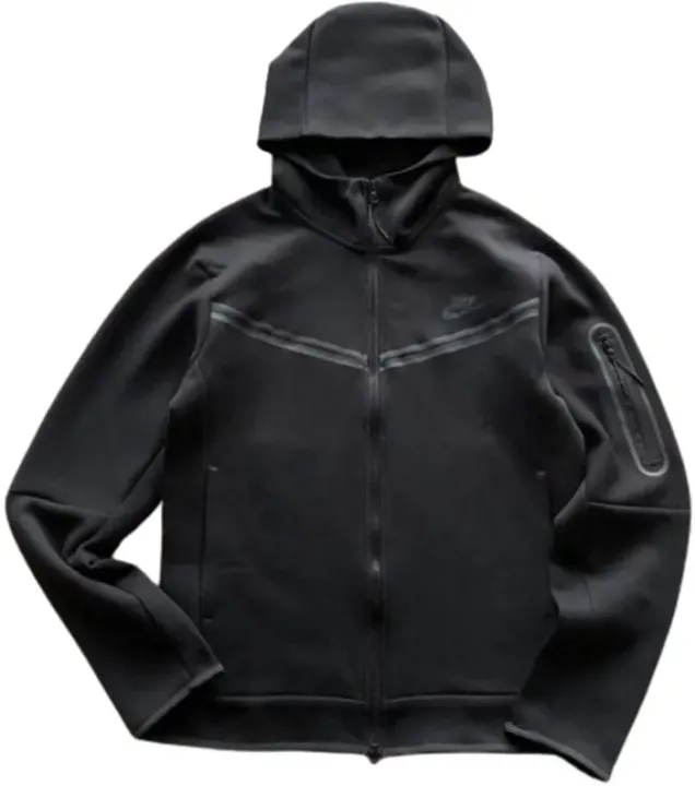 Weidian Nike Tech Fleece Black Hoodie