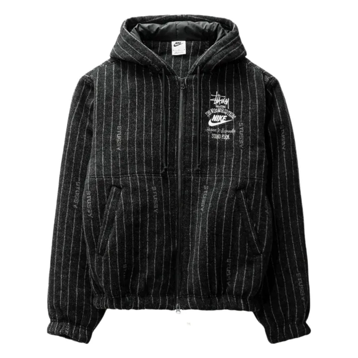 Weidian Nike x Stussy Striped Wool Jacket