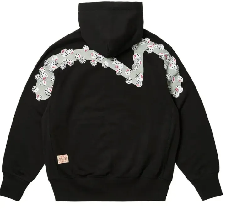 Weidian Palace x Evisu Black Hoodie