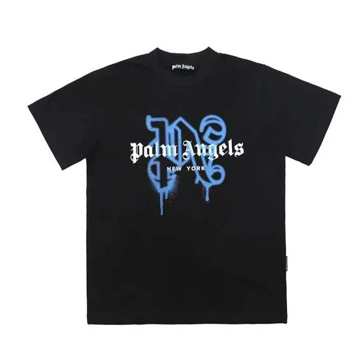 Weidian Palm Angels Monogram NY Spray Tee