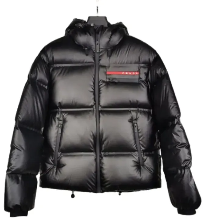 Weidian Prada Technical Puffer Jacket Black