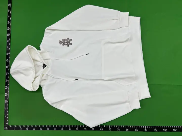 Weidian White Chrome Hearts Hoodie QC photo 2