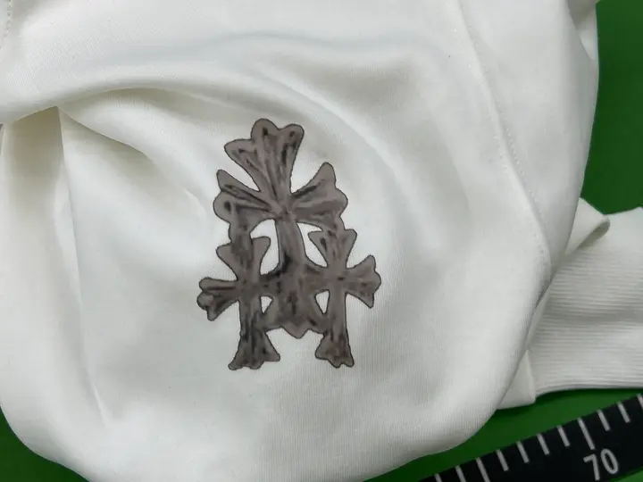 Weidian White Chrome Hearts Hoodie QC photo 5