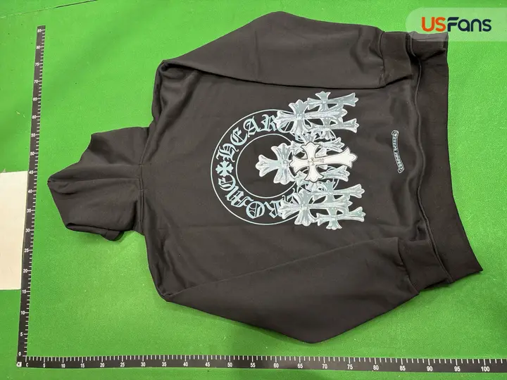 Weidian White Chrome Hearts Hoodie QC photo 8
