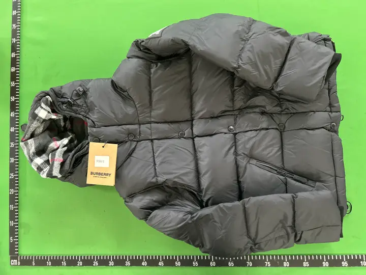 Weidian Burberry Black Cotton Jacket Size 52 FR QC photo 6