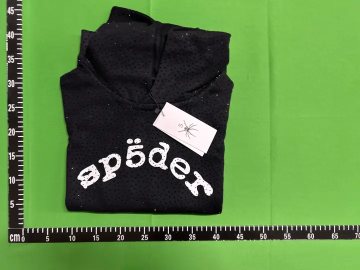Weidian SP5DER Rhinestone Hoodie QC photo 1