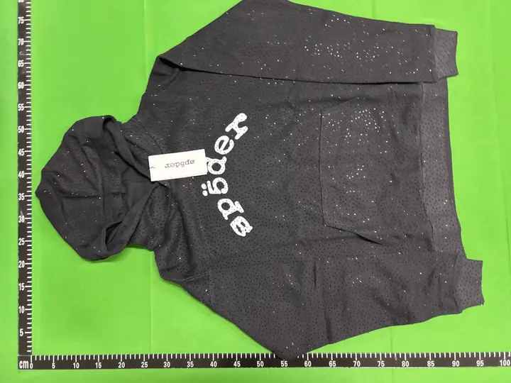 Weidian SP5DER Rhinestone Hoodie QC photo 3
