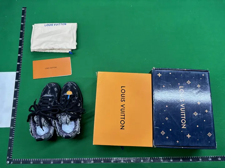 Weidian LV Skate Sneakers White QC photo 1