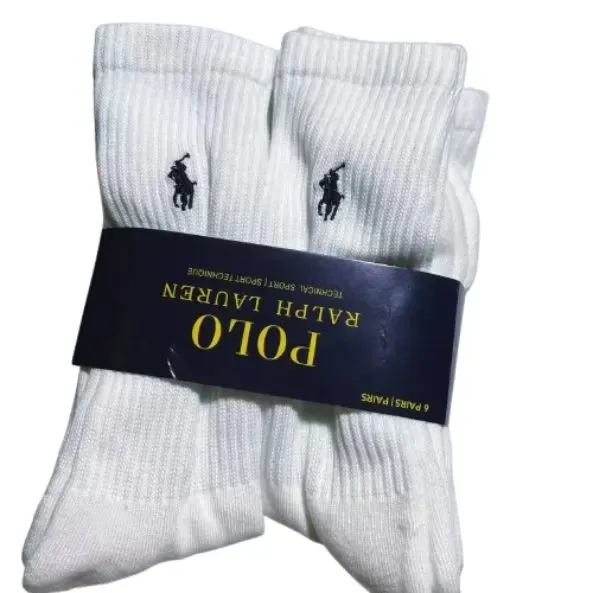 Weidian Ralph Lauren Socks All-White