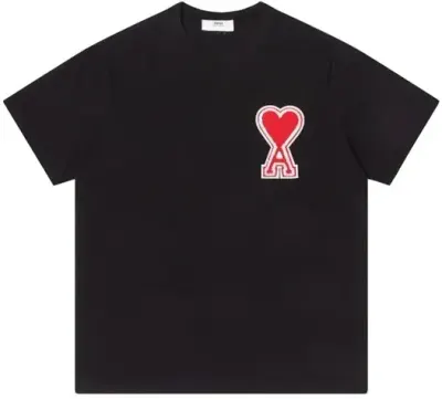 Weidian Ami Paris T-Shirts With Big Logo