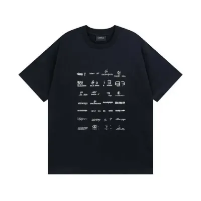 Weidian Balenciaga Archives Logo T-Shirt