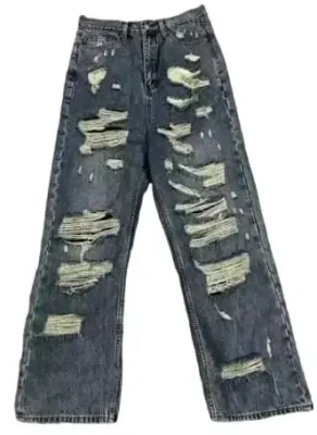 Weidian Balenciaga Destroyed Jeans