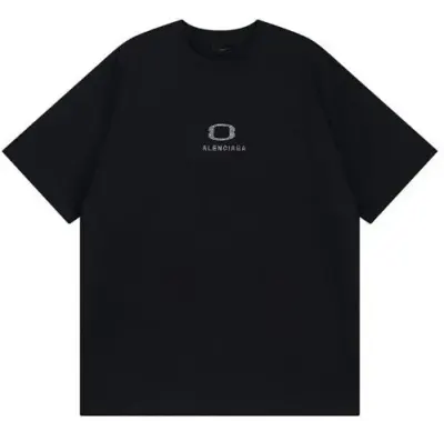 Weidian Balenciaga Glitched Logo Shirt