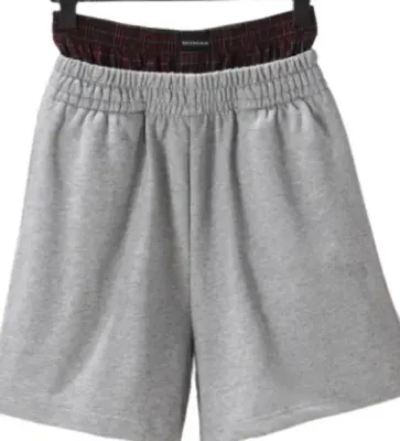 Weidian Balenciaga Shorts with Underwear (Grey-Red)