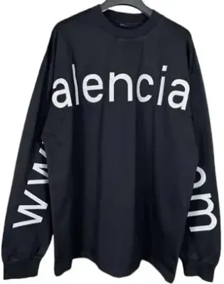 Weidian Balenciaga Text Long Sleeve
