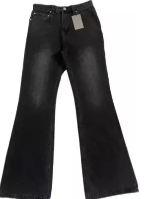 Weidian Budget Balenciaga Washed Flared Jeans