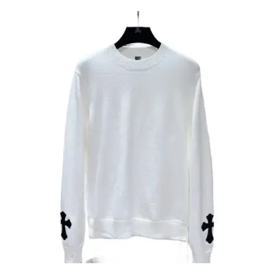 Weidian Chrome Hearts With Cross On Back Sweater