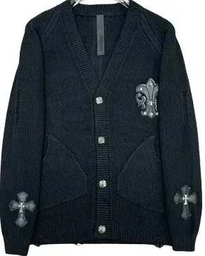 Weidian Chrome Hearts Zip-Up Sweater