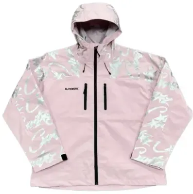 Weidian Corteiz Pink Windbreaker with Monogram on Sleeves