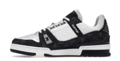 Weidian LV Trainers Monogram Black Denim Sneakers