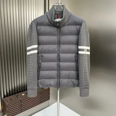 Weidian Moncler Jacket With Knitted Sleeves