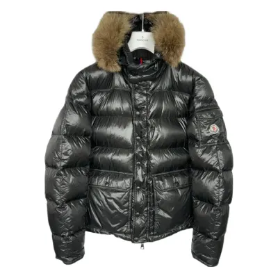 Weidian Moncler Mayaf Faux Fur-Trimmed Down Jacket