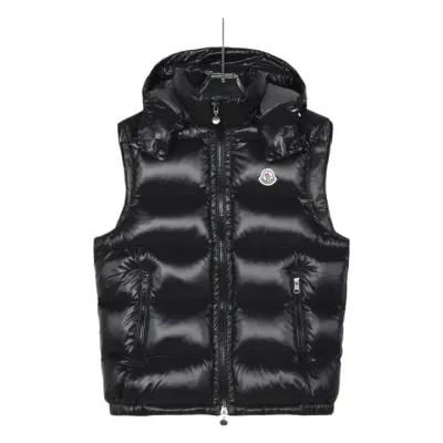 Weidian Moncler Vest Black Bormes