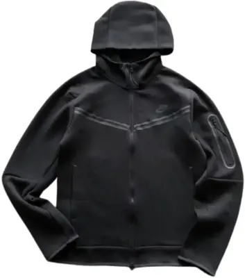 Weidian Nike Tech Fleece Black Hoodie