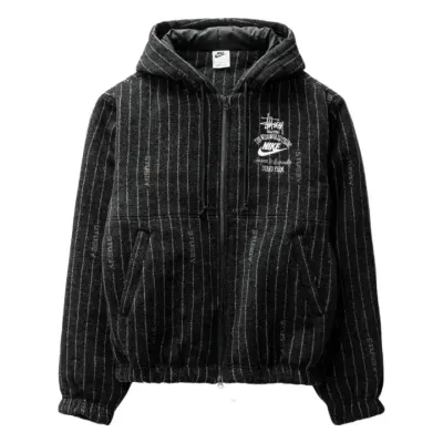 Weidian Nike x Stussy Striped Wool Jacket