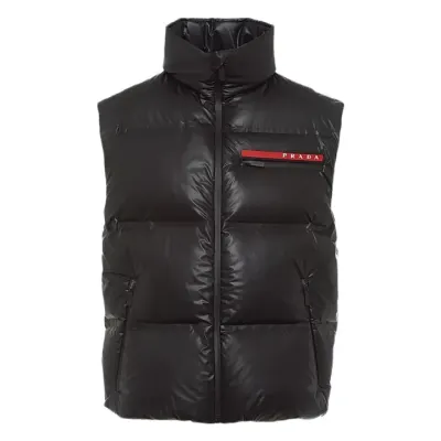Weidian Prada Re-Nylon Linea Rossa Down Puffer Vest