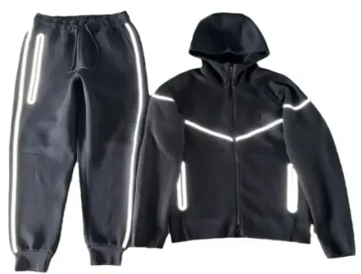 Weidian Reflective Tech Fleece Tracksuit