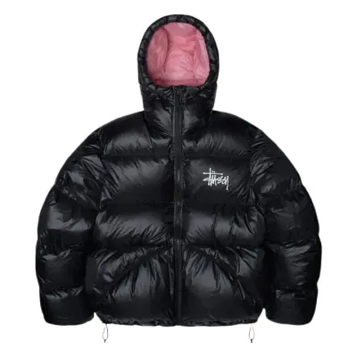 Weidian Stussy Jacket Black-Pink