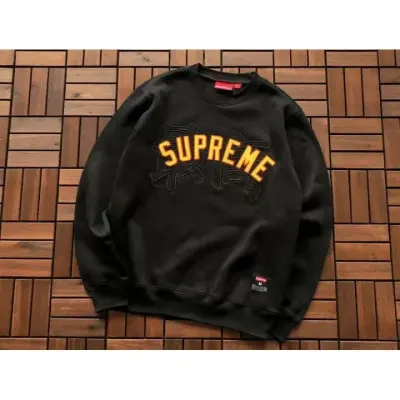 Weidian Supreme Crewneck Grey