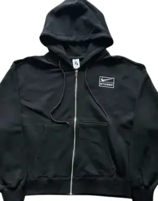 Weidian Ussy Zip Hoodie Black