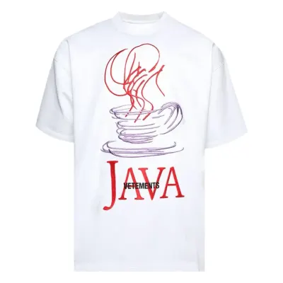Weidian Vetements Java White T-Shirt