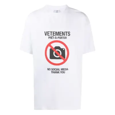 Weidian Vetements No-Photo T-Shirt