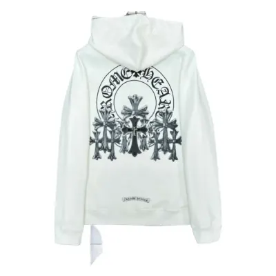 Weidian White Chrome Hearts Hoodie