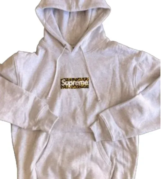Weidian Supreme Leopard Box Hoodie