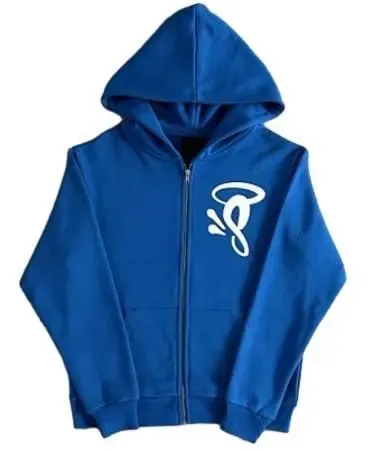 Weidian Syna Zip Hoodie in Blue CW