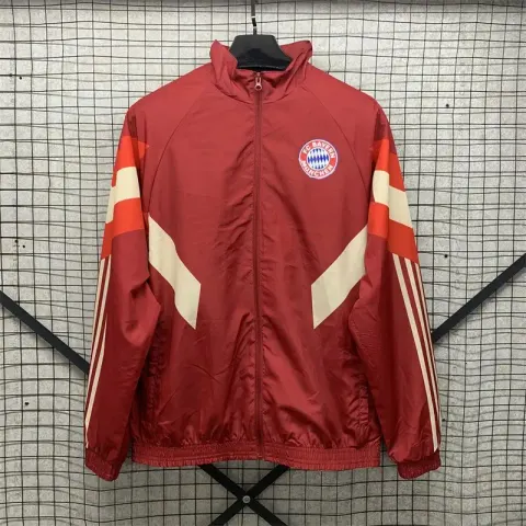 Vintage Jersey Hoodie Zip option New Bayern single-sided trench coat