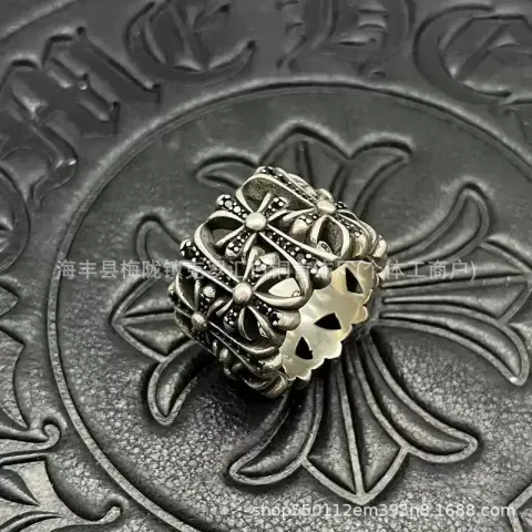 Chrome Hearts Ring option CJ0027 Vintage Black Diamond
