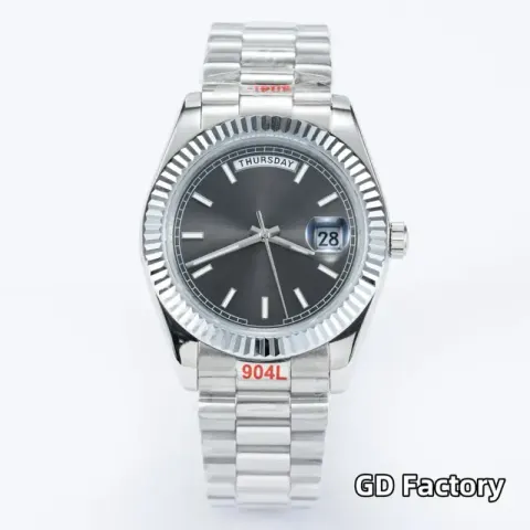 Rolex Datejust 41mm option [Bar Dial] Silver Case  Gray Dial  Steel Bracelet