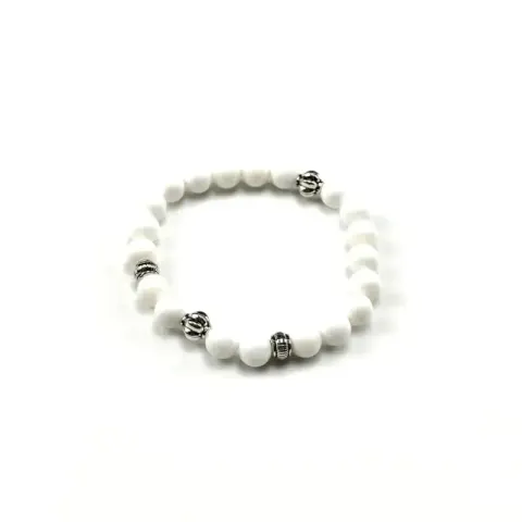 Chrome Hearts Beat Bracelet option White seashell